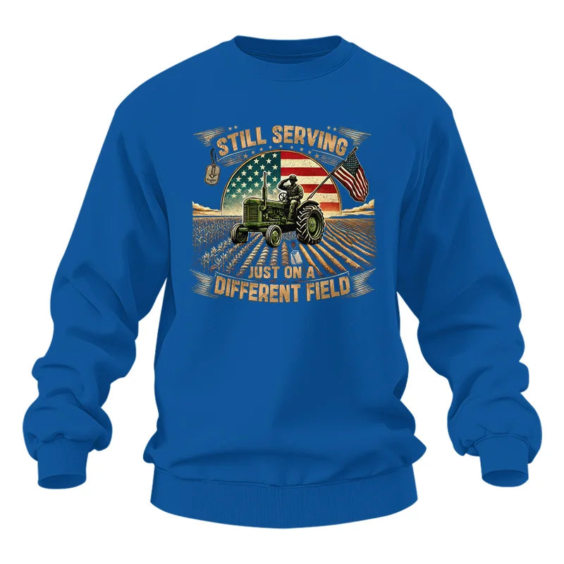 Image of Veteran Farmer Still Serving 8 - Unisex Heavy Blend™ Crewneck Sweatshirt