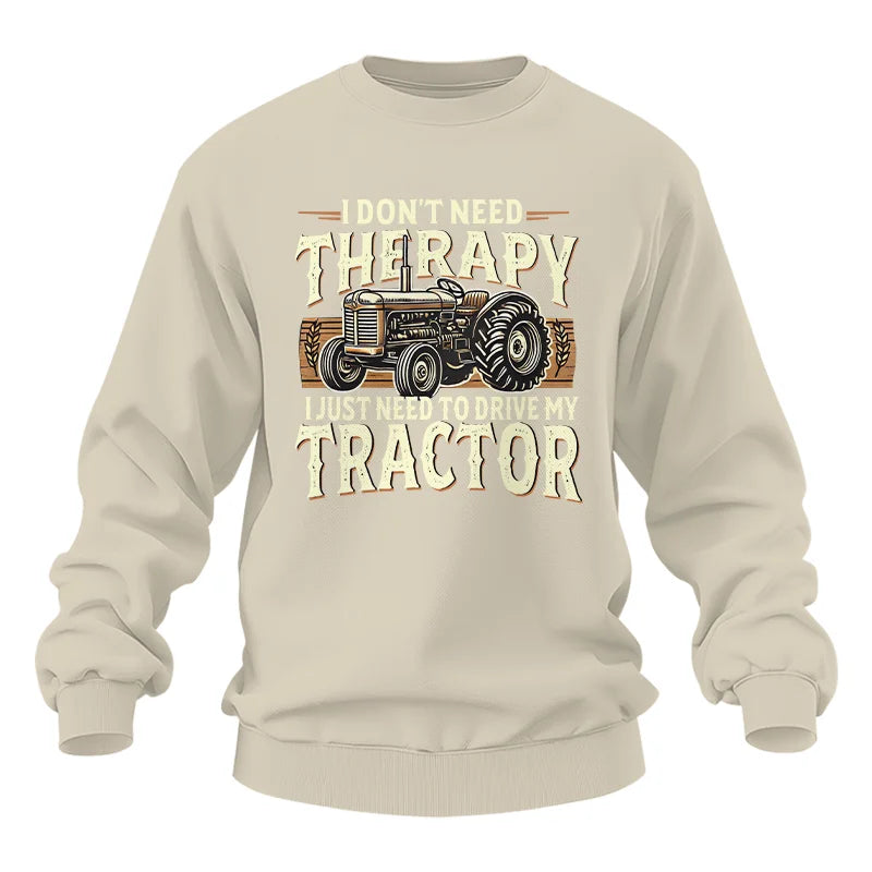 Image of Don't Need Therapy Need To Drive My Tractor - Unisex Heavy Blend™ Crewneck Sweatshirt