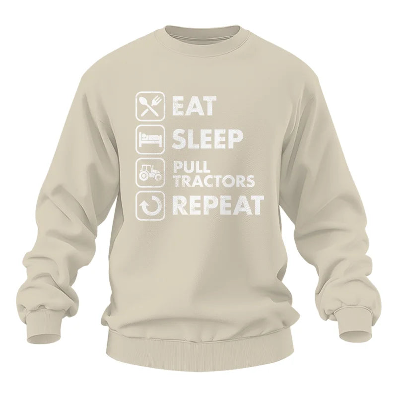 Eat Sleep Pull Tractors Repeat - Unisex Heavy Blend™ Crewneck Sweatshirt