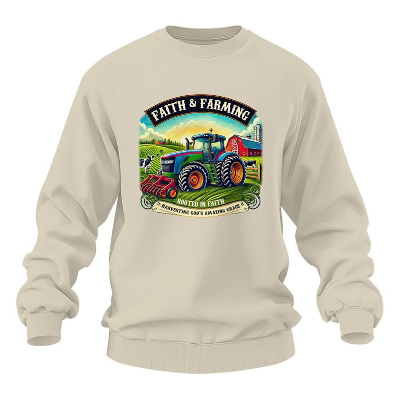 Image of Faith And Farming 2 - Unisex Heavy Blend™ Crewneck Sweatshirt