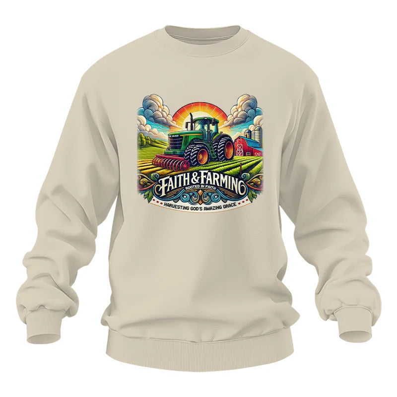 Image of Faith and Farming 5 - Unisex Heavy Blend™ Crewneck Sweatshirt