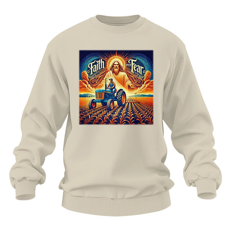 Faith Over Fear 1 - Unisex Heavy Blend™ Crewneck Sweatshirt