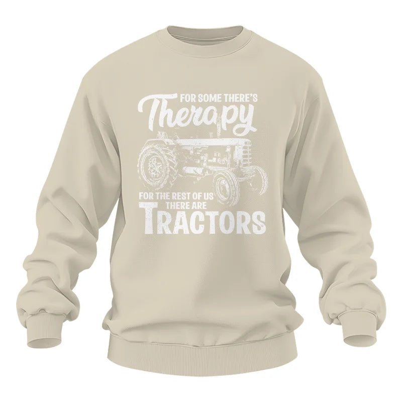 Funny Farmer Therapy Vintage Tractor Lover - Unisex Heavy Blend™ Crewneck Sweatshirt