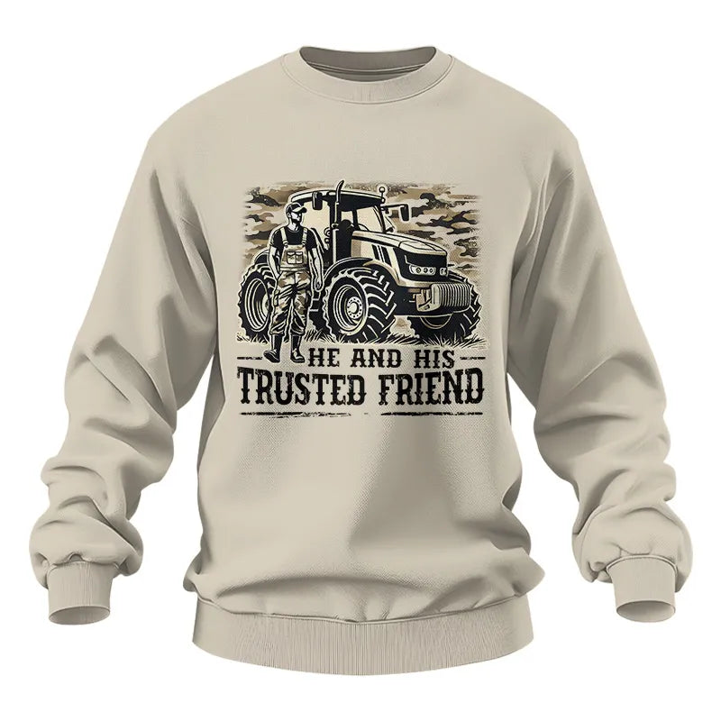 He and His Trusted Friend - Unisex Heavy Blend™ Crewneck Sweatshirt