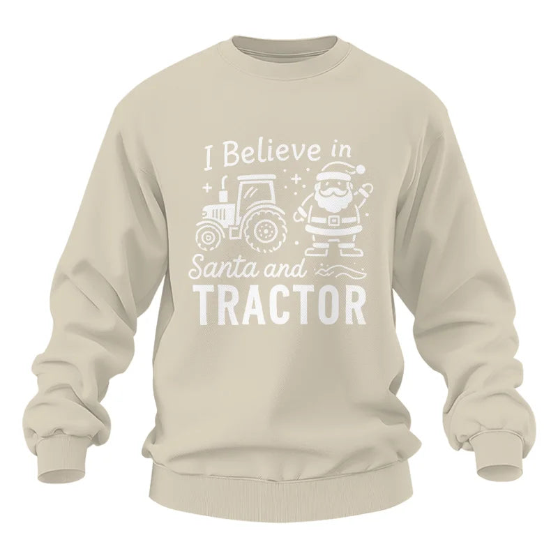 I Believe In Santa And Tractor - Unisex Heavy Blend™ Crewneck Sweatshirt