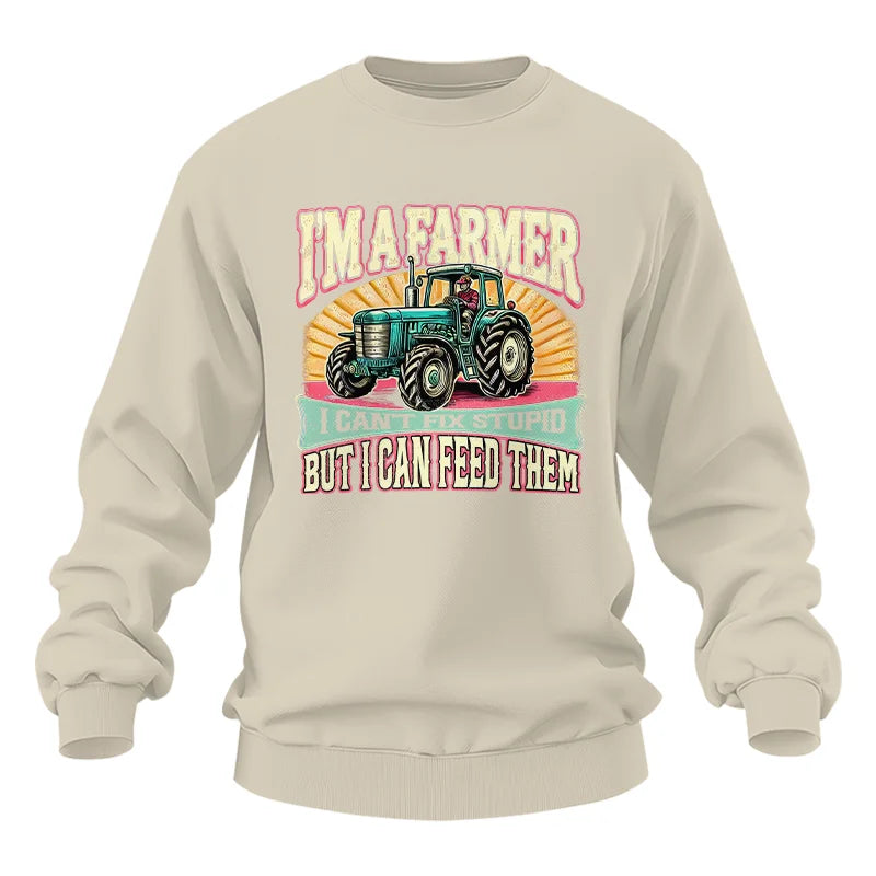 I'm A Farmer_Fix Stupid_Feed Them - Unisex Heavy Blend™ Crewneck Sweatshirt