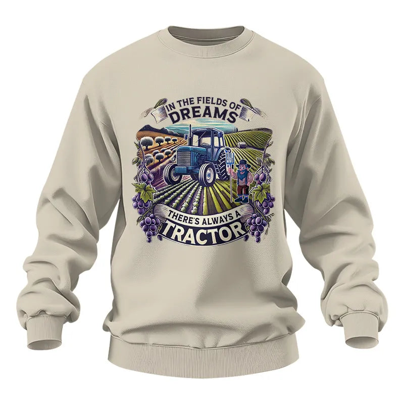 In The Fields Of Dreams There's Always A Tractor 1 - Unisex Heavy Blend™ Crewneck Sweatshirt