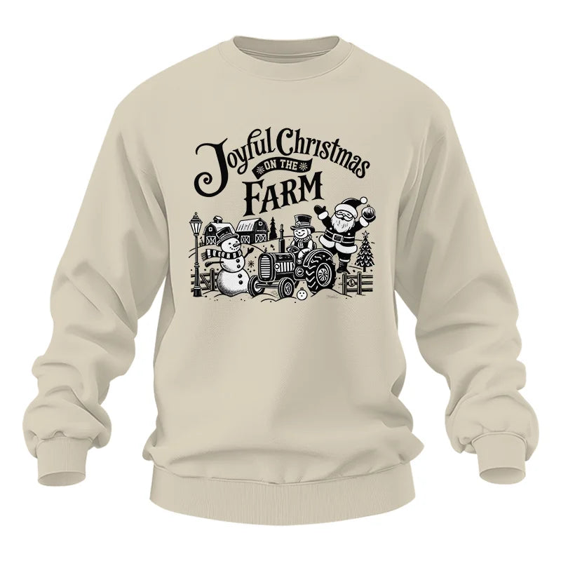 Image of Joyful Christmas On The Farm 1 - Unisex Heavy Blend™ Crewneck Sweatshirt