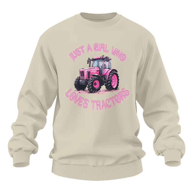 Just A Girl Who Loves Tractors 1 - Unisex Heavy Blend™ Crewneck Sweatshirt