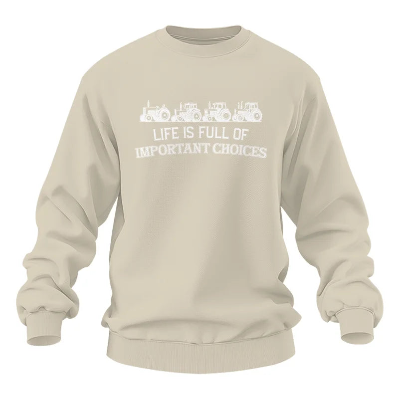 Life Is Full Of Important Choices 11 - Unisex Heavy Blend™ Crewneck Sweatshirt