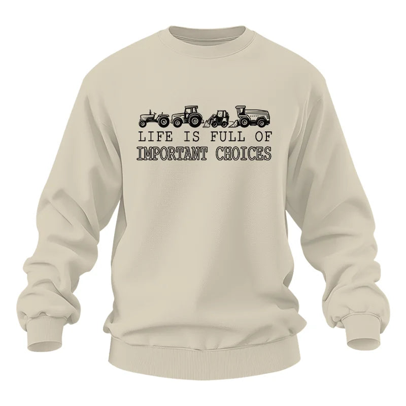 Life Is Full Of Important Choices 14 - Unisex Heavy Blend™ Crewneck Sweatshirt