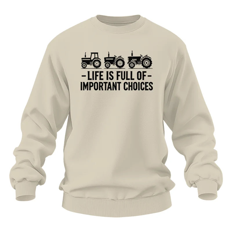 Image of Life Is Full Of Important Choices 21 - Unisex Heavy Blend™ Crewneck Sweatshirt