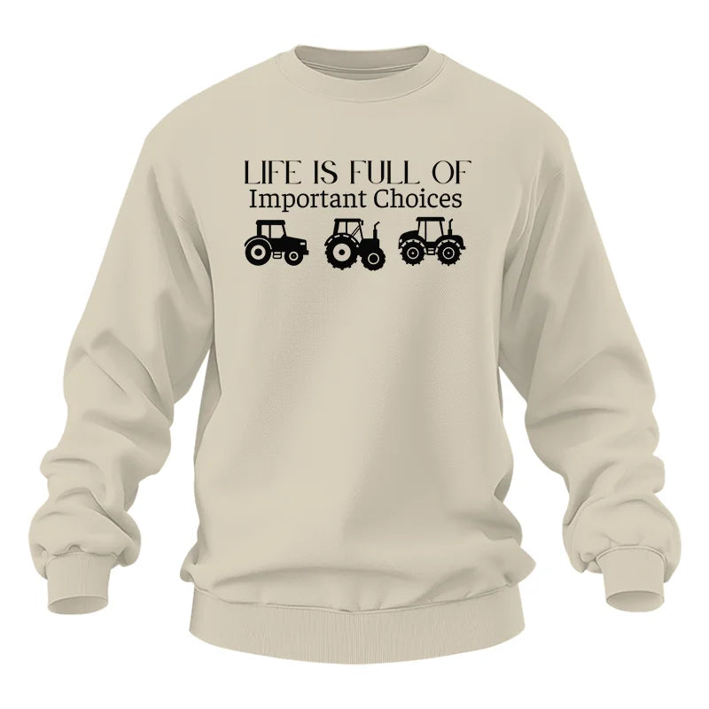 Life Is Full Of Important Choices 23 - Unisex Heavy Blend™ Crewneck Sweatshirt