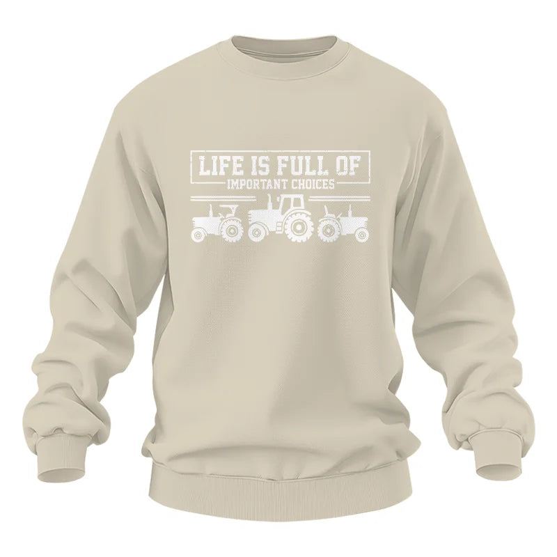 Image of Life Is Full Of Important Choices 31 - Unisex Heavy Blend™ Crewneck Sweatshirt