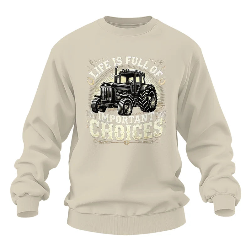 Image of Life Is Full Of Important Choices 5 - Unisex Heavy Blend™ Crewneck Sweatshirt