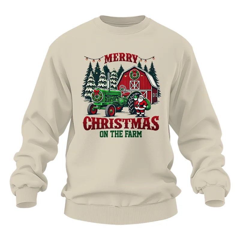 Merry Christmas On The Farm 3 - Unisex Heavy Blend™ Crewneck Sweatshirt