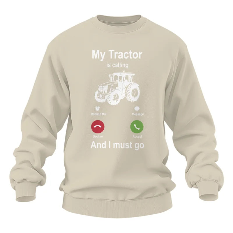 Image of My Tractor Is Calling - Unisex Heavy Blend™ Crewneck Sweatshirt