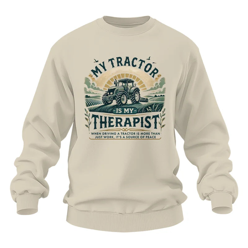 My Tractor Is My Therapist - Unisex Heavy Blend™ Crewneck Sweatshirt