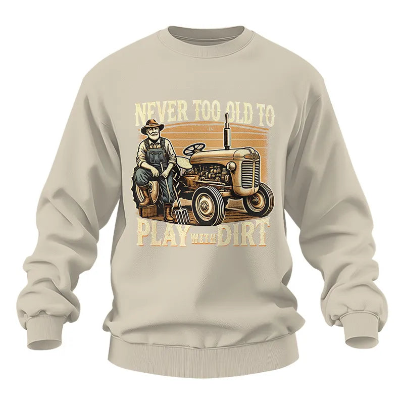 Image of Never Too Old To Play With Dirt - Unisex Heavy Blend™ Crewneck Sweatshirt