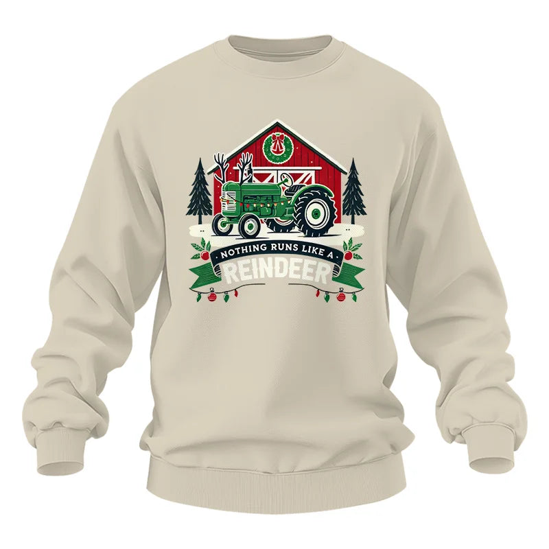 Nothing Runs Like A Reindeer 2 - Unisex Heavy Blend™ Crewneck Sweatshirt