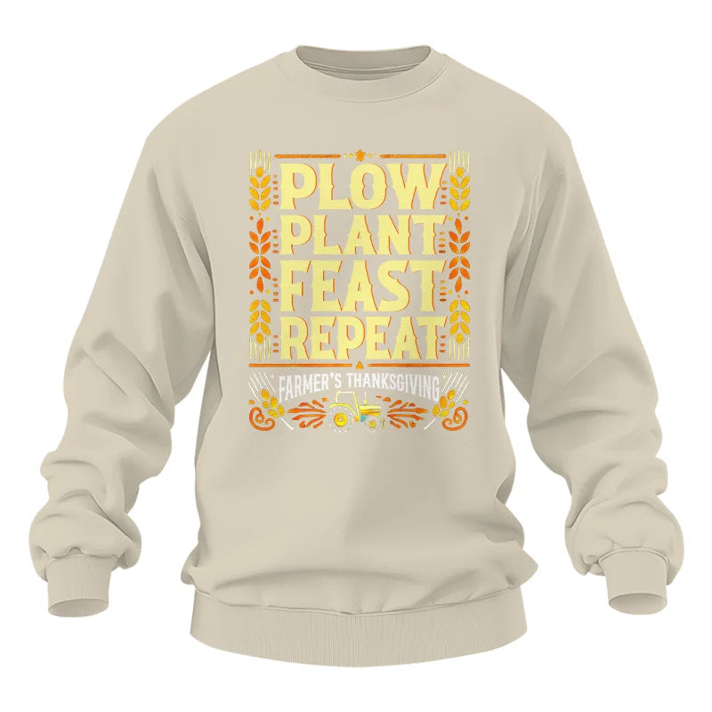 Plow Plant Feast Repeat - Unisex Heavy Blend™ Crewneck Sweatshirt