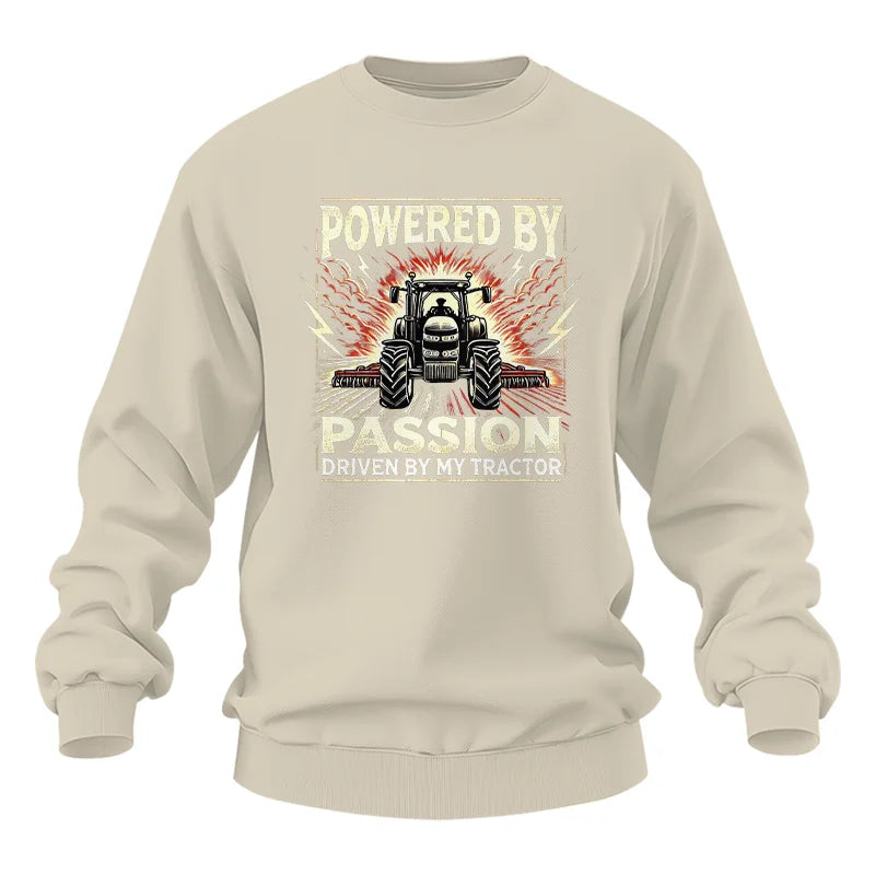 Powered By Passion Driven By My Tractor 4 - Unisex Heavy Blend™ Crewneck Sweatshirt