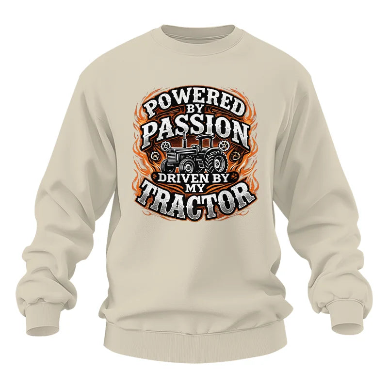 Powered By Passion Driven By My Tractor 5 - Unisex Heavy Blend™ Crewneck Sweatshirt