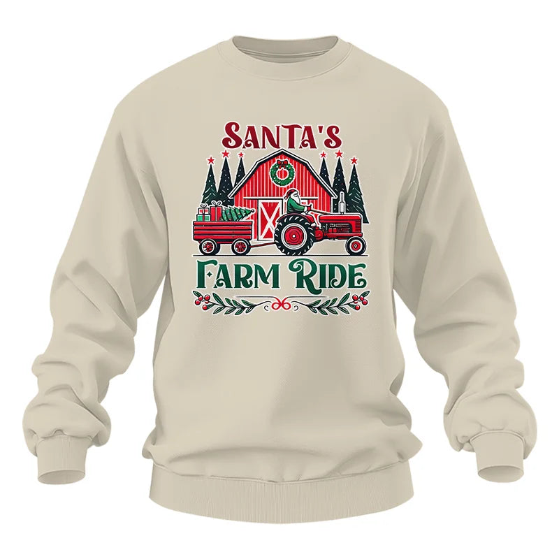 Santa's Farm Ride 1 - Unisex Heavy Blend™ Crewneck Sweatshirt