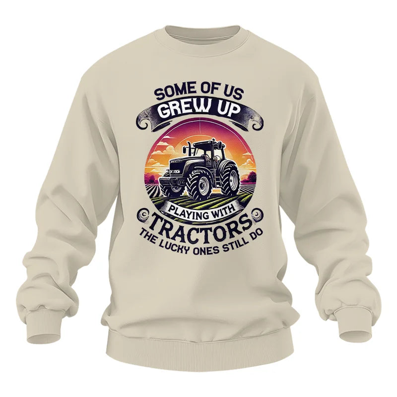 Some Of Us Grew Up Playing With Tractors 4 - Unisex Heavy Blend™ Crewneck Sweatshirt