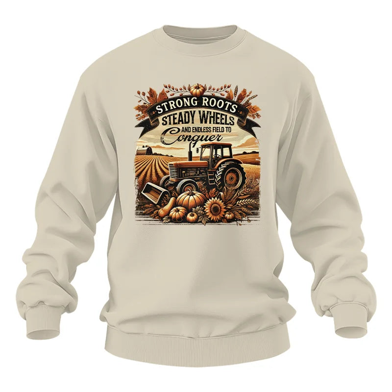 Thanksgiving Farmer Endless Fields To Conquer 2 - Unisex Heavy Blend™ Crewneck Sweatshirt