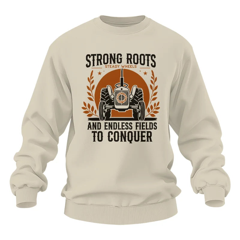 Thanksgiving Farmer Endless Fields To Conquer 4 - Unisex Heavy Blend™ Crewneck Sweatshirt