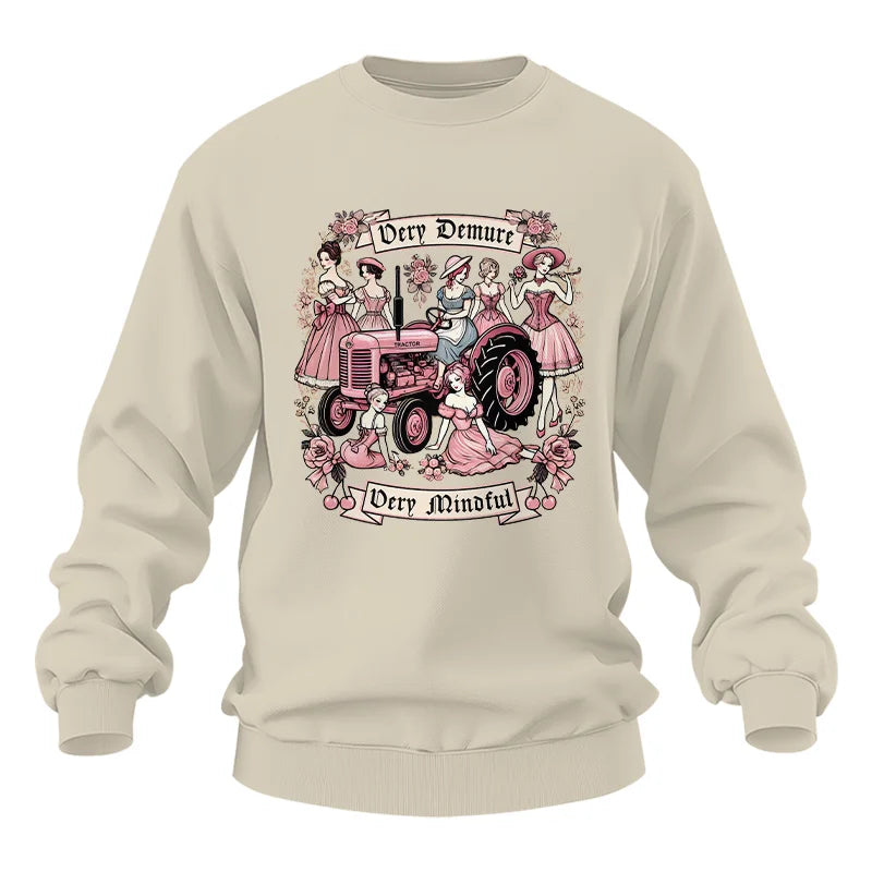 Very Demure Very Mindful Tractor - Unisex Heavy Blend™ Crewneck Sweatshirt