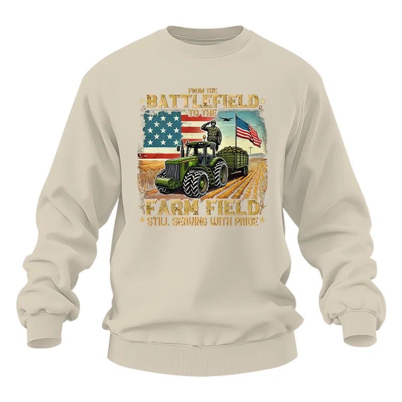 Veteran Farmer From The Battlefield To The Farm Field 2 - Unisex Heavy Blend™ Crewneck Sweatshirt