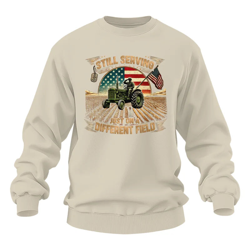 Image of Veteran Farmer Still Serving 8 - Unisex Heavy Blend™ Crewneck Sweatshirt