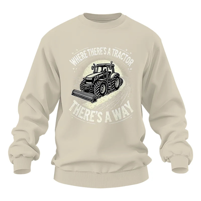 Image of Where There's A Tractor There's A Way 1 - Unisex Heavy Blend™ Crewneck Sweatshirt