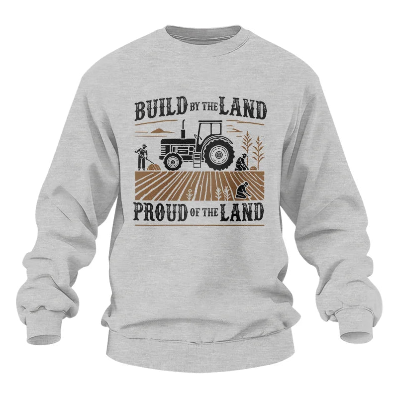 Image of Built By The Land_Proud Of The Land - Unisex Heavy Blend™ Crewneck Sweatshirt