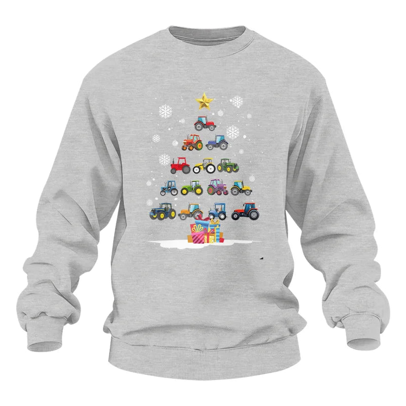 Christmas Tractor Tree - Unisex Heavy Blend™ Crewneck Sweatshirt