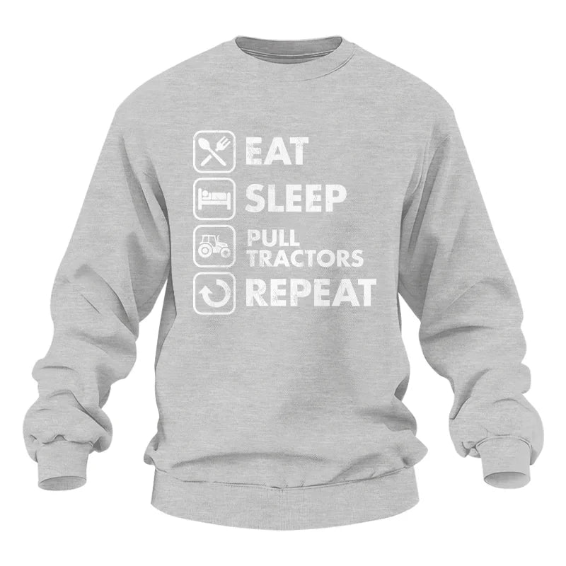 Image of Eat Sleep Pull Tractors Repeat - Unisex Heavy Blend™ Crewneck Sweatshirt