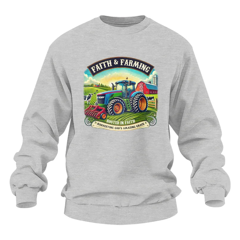 Image of Faith And Farming 2 - Unisex Heavy Blend™ Crewneck Sweatshirt