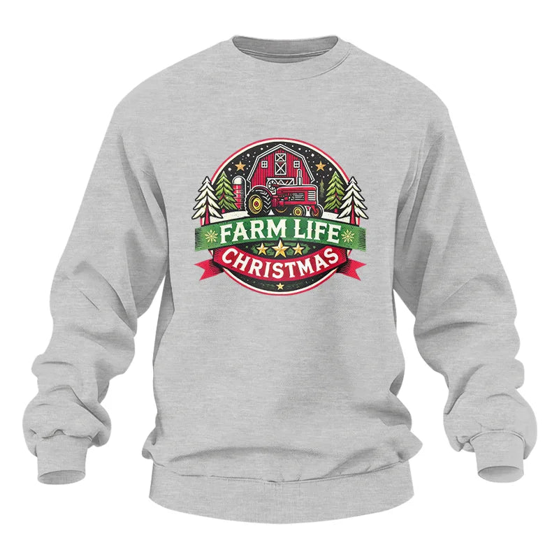 Image of Farm Life Christmas 3 - Unisex Heavy Blend™ Crewneck Sweatshirt