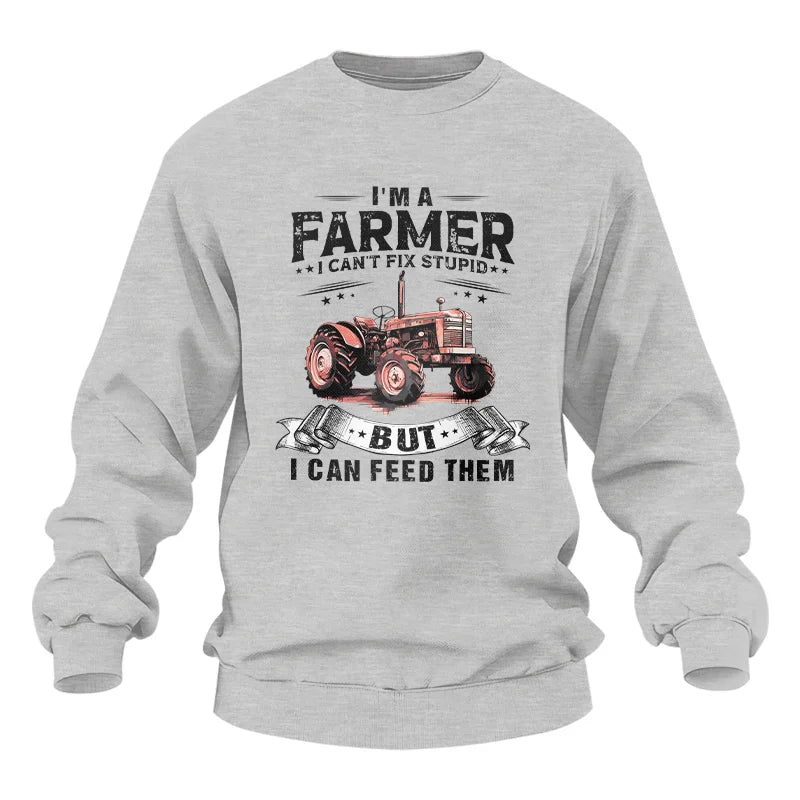 Farmer Can't Fix Stupid - Unisex Heavy Blend™ Crewneck Sweatshirt