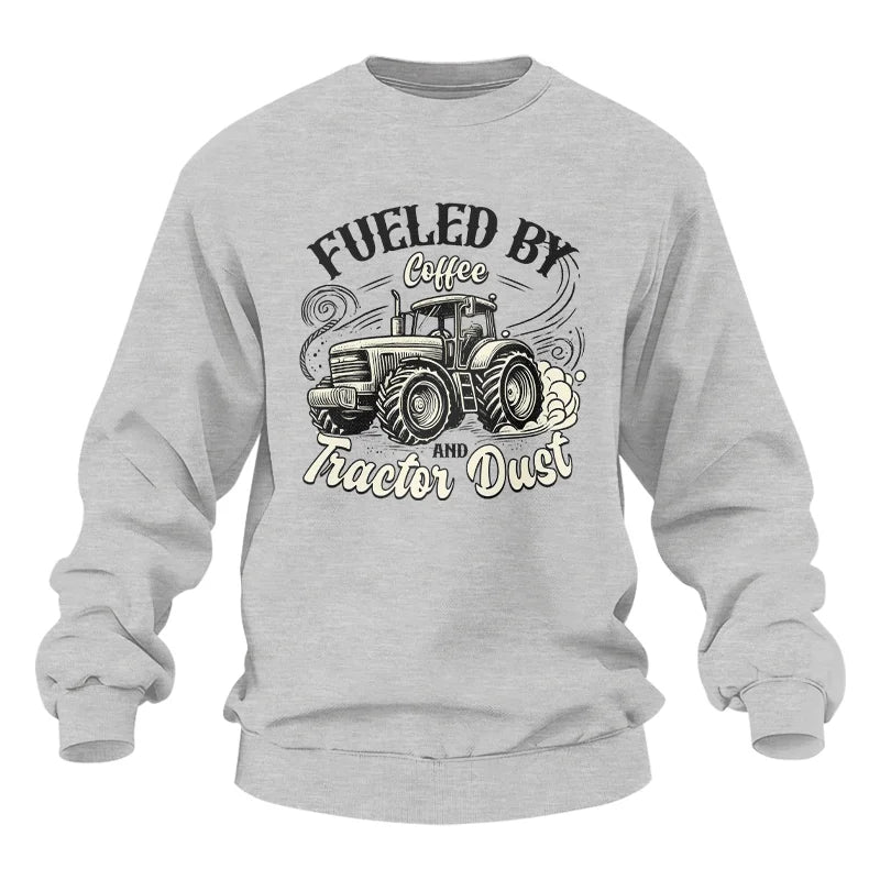 Fueled By Coffee And Tractor Dust 2 - Unisex Heavy Blend™ Crewneck Sweatshirt