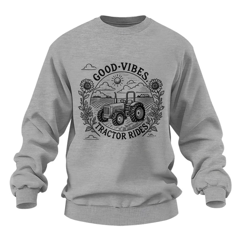 Good Vibes Tractor Rides - Unisex Heavy Blend™ Crewneck Sweatshirt