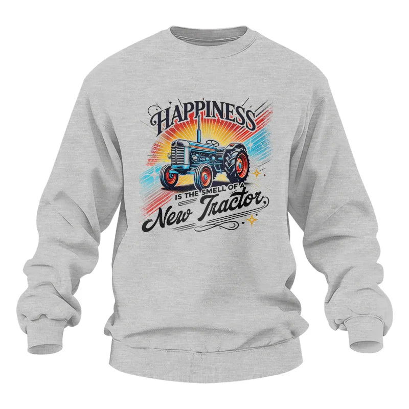 Happiness Is The Smell Of A New Tractor - Unisex Heavy Blend™ Crewneck Sweatshirt