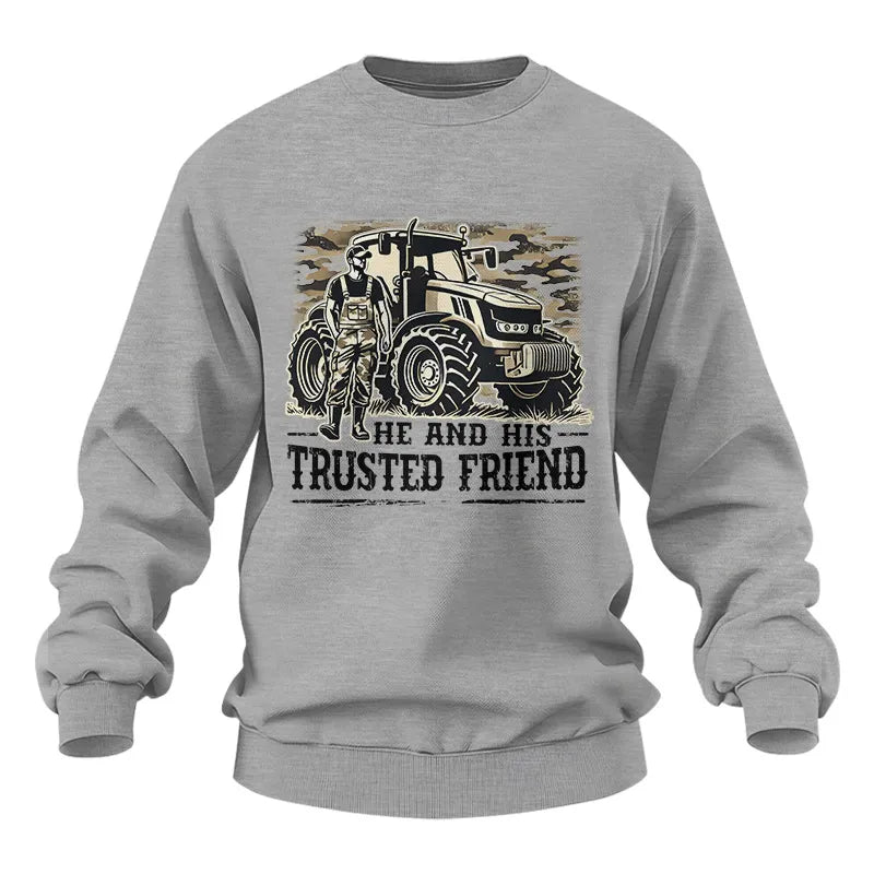 He and His Trusted Friend - Unisex Heavy Blend™ Crewneck Sweatshirt