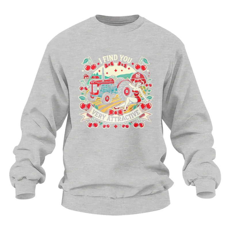 Image of I Find You Very Attractive Red Cherry - Unisex Heavy Blend™ Crewneck Sweatshirt