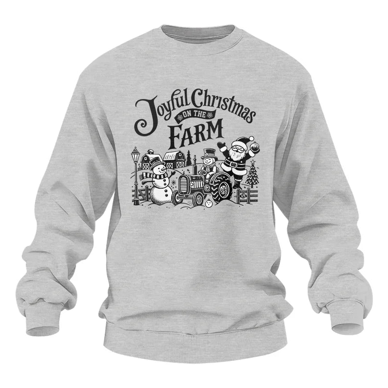 Image of Joyful Christmas On The Farm 1 - Unisex Heavy Blend™ Crewneck Sweatshirt