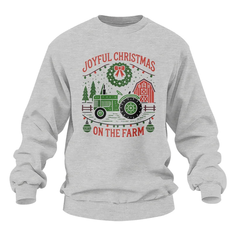 Joyful Christmas On The Farm 3 - Unisex Heavy Blend™ Crewneck Sweatshirt