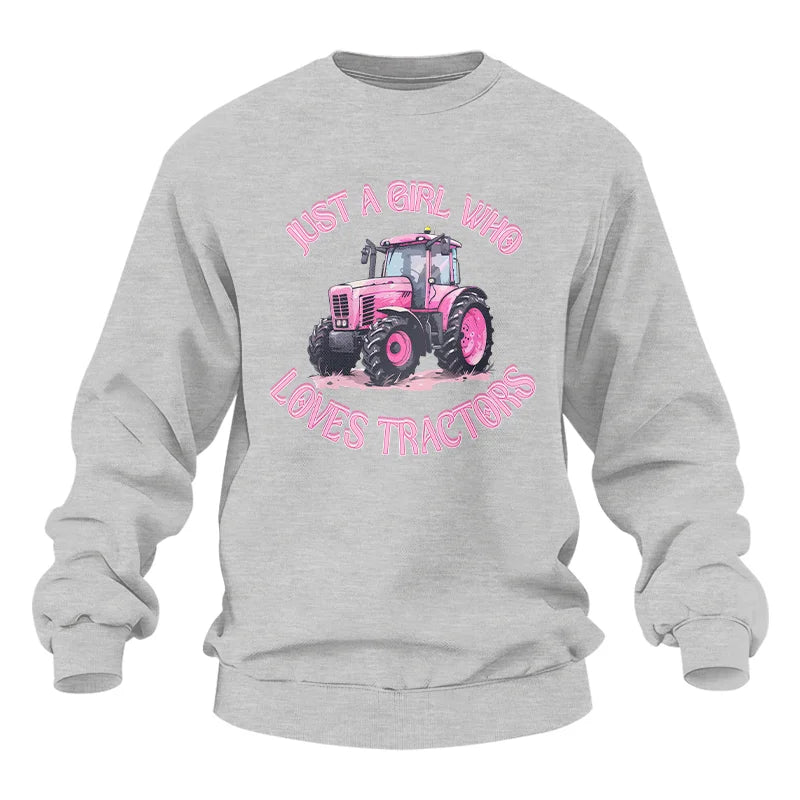 Just A Girl Who Loves Tractors 1 - Unisex Heavy Blend™ Crewneck Sweatshirt