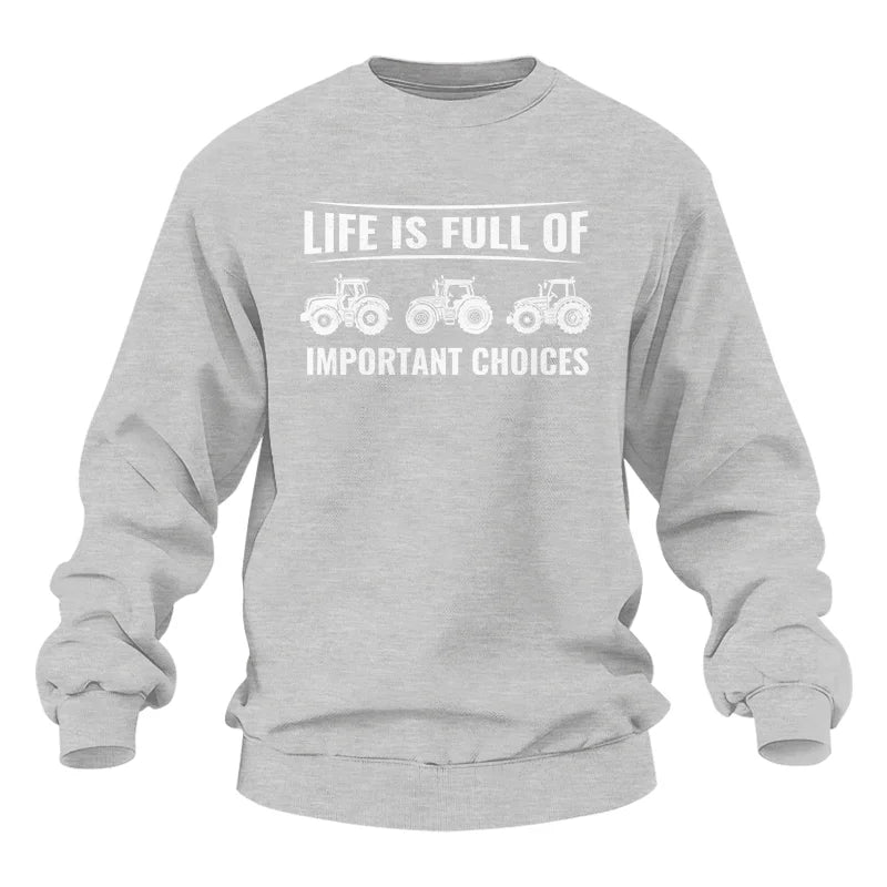 Image of Life Is Full Of Important Choices 16 - Unisex Heavy Blend™ Crewneck Sweatshirt